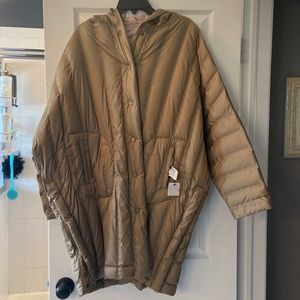 Free People Oversized Hooded Jacket size small